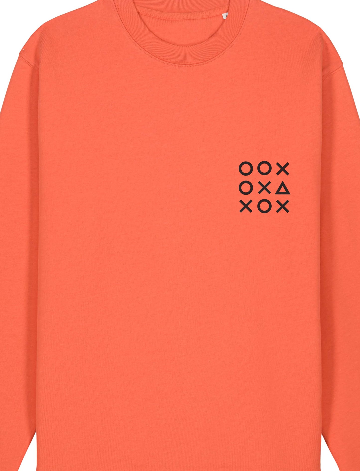 0∆X Fiesta Orange Organic Crew Neck Sweatshirt