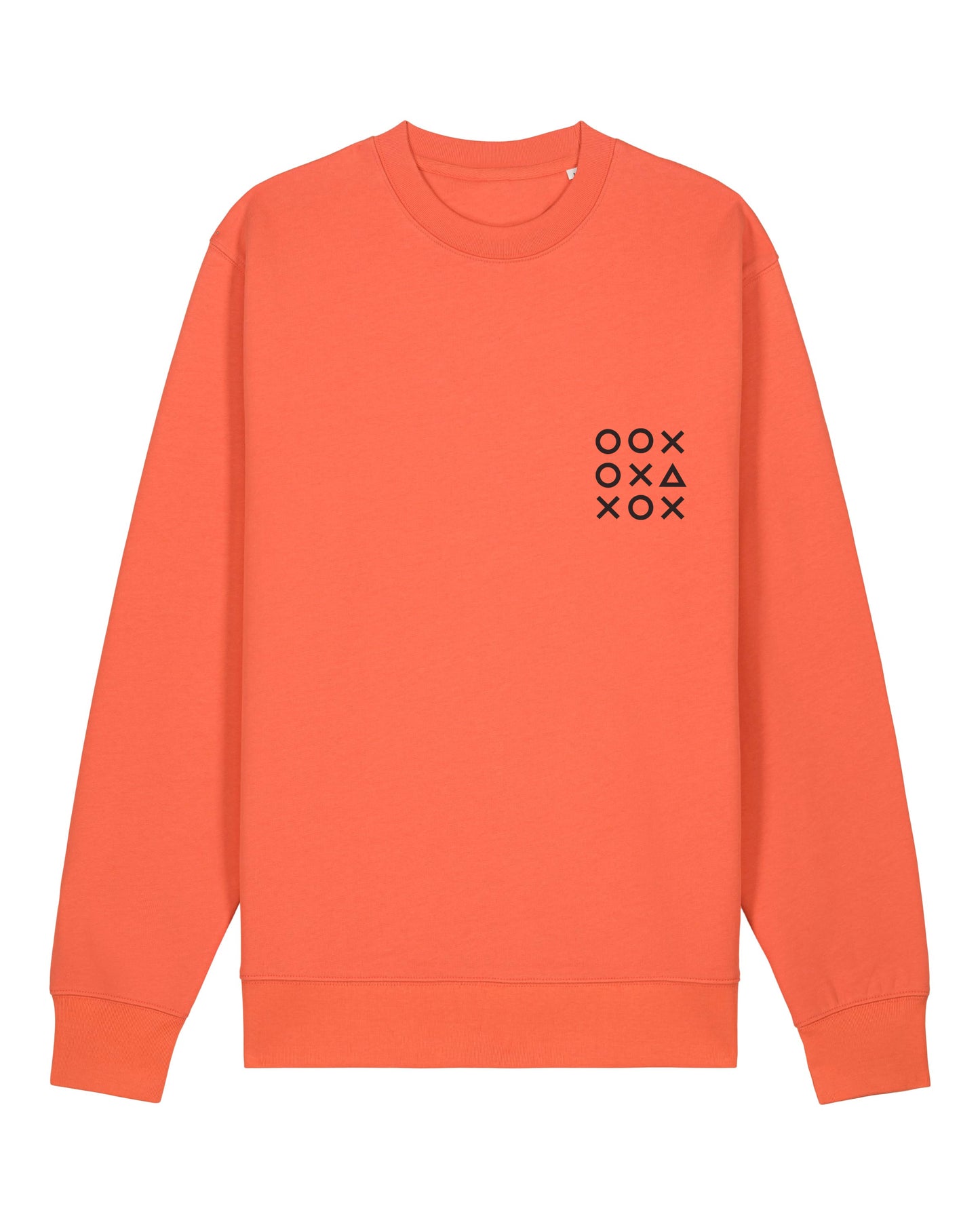 0∆X Fiesta Orange Organic Crew Neck Sweatshirt