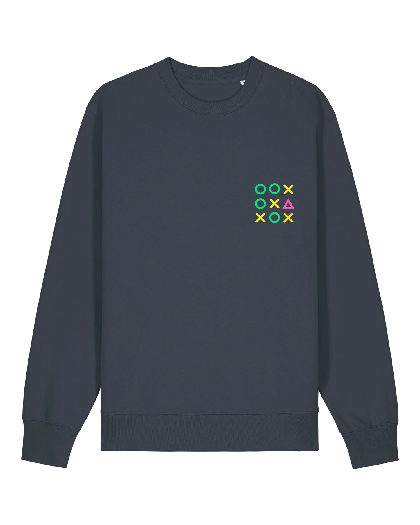 0∆X Grey Organic Crew Neck Sweatshirt