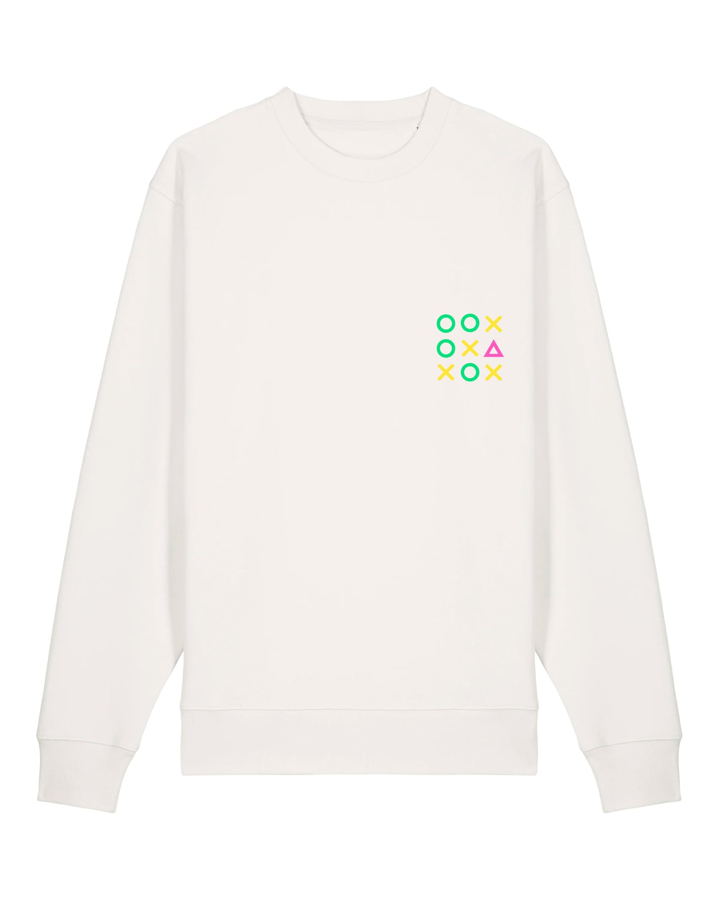 0∆X Off White Organic Crew Neck Sweatshirt