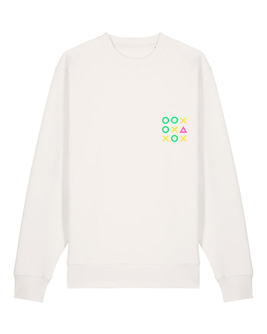 0∆X Off White Organic Crew Neck Sweatshirt