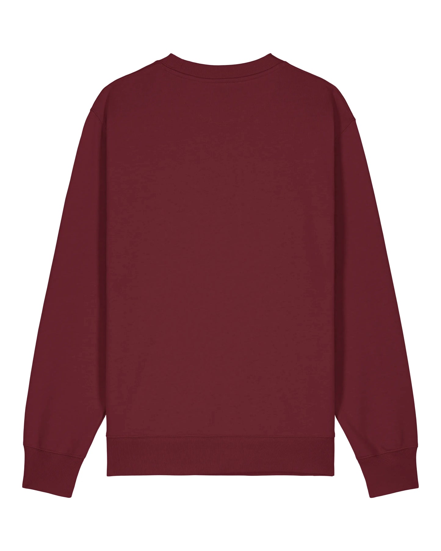 Falling Leaves Burgundy Organic Crew Neck Sweatshirt