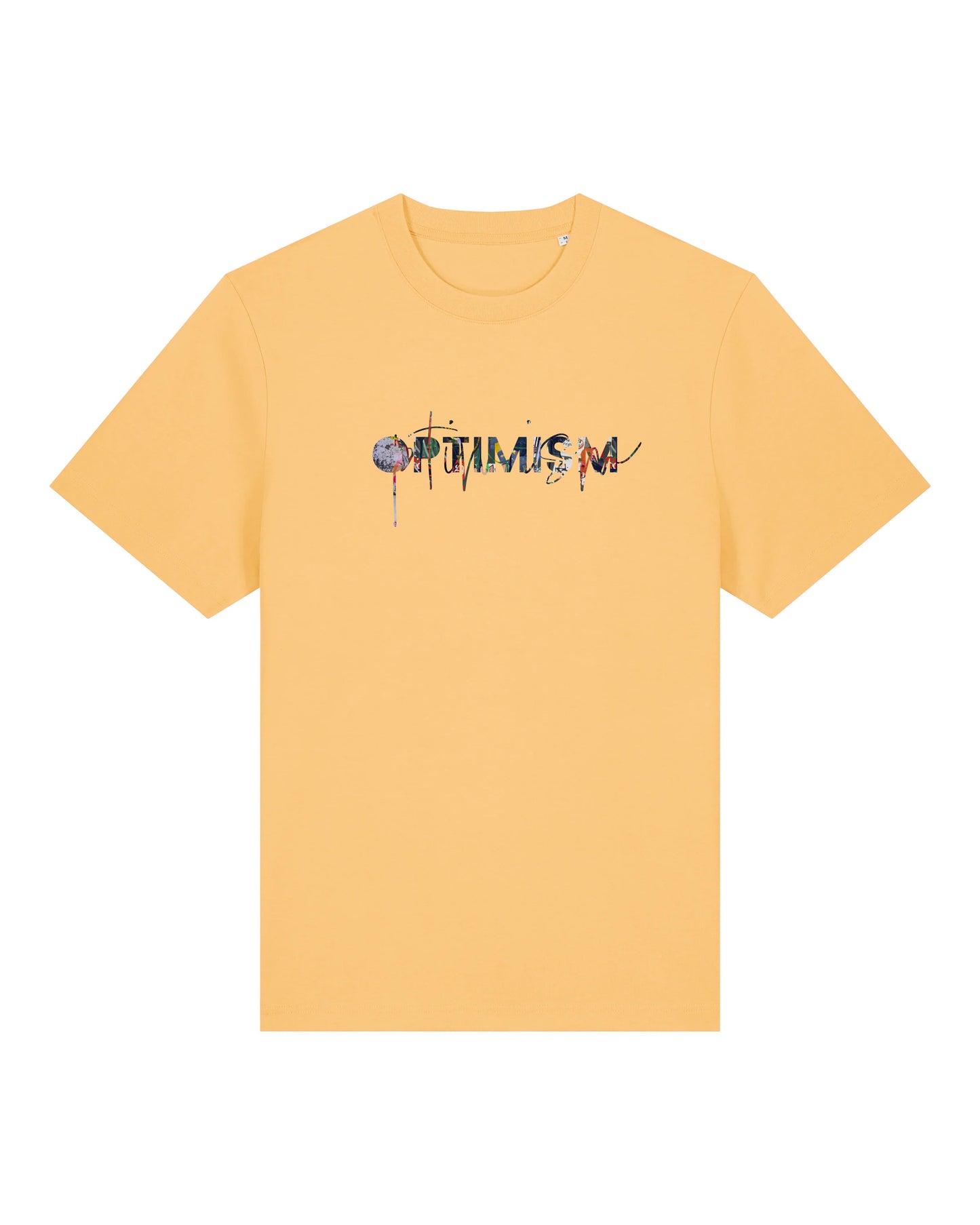 Logo Collage Summer Yellow Heavyweight Unisex Tee