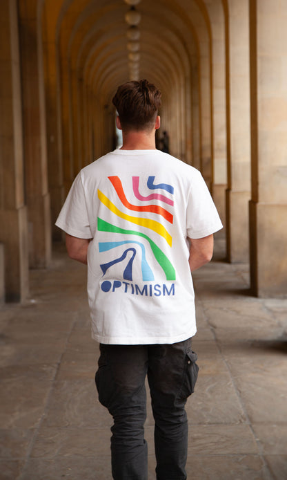 Colourful Waves Heavyweight Unisex Tee