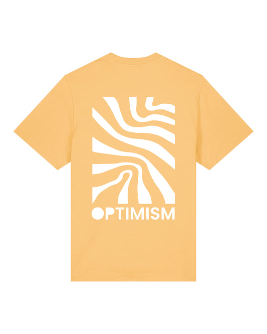 Monotone Waves Summer Yellow Heavyweight Unisex Tee