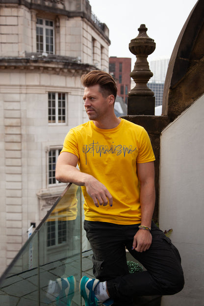 Outline Script Logo Unisex Tee