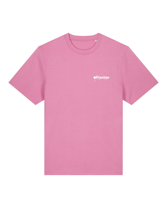 Simple Logo Pink Heavyweight Unisex Tee