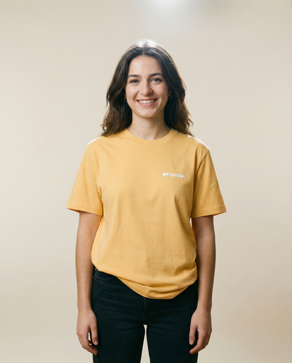 Monotone Waves Heavyweight Unisex Tee